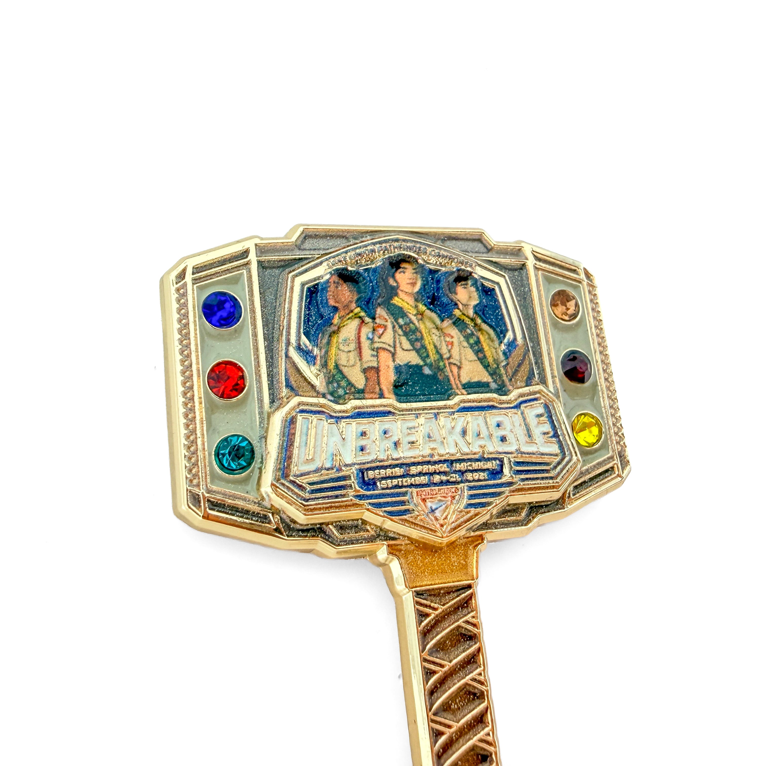 Lake Union Pathfinder Camporee 2026 "Unbreakable" Hammer Pin (Limited Edition)