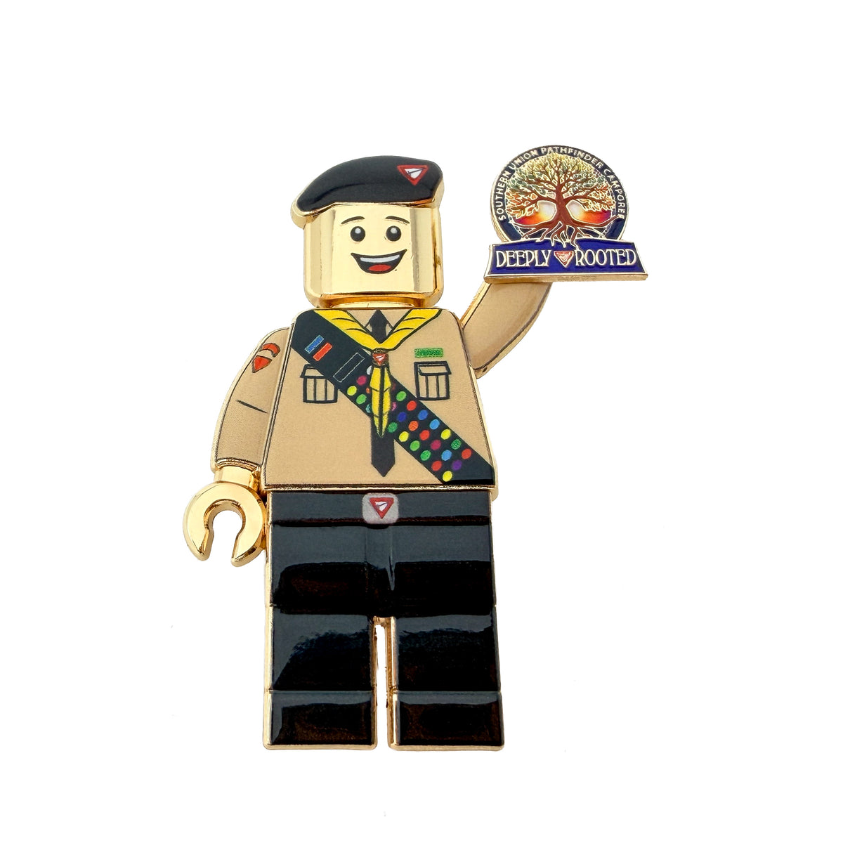 Mini Pathfinder Club "Deeply Rooted 2026" Pin (Boy)