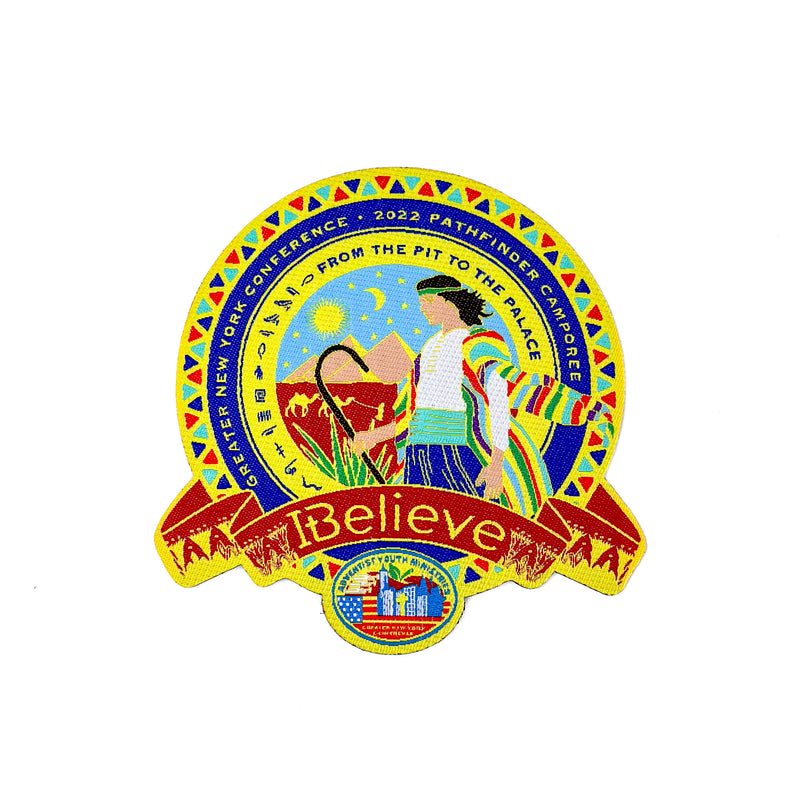 GNYC Pathfinder Camporee "I Believe" 2022 Pin & Patch Bundle