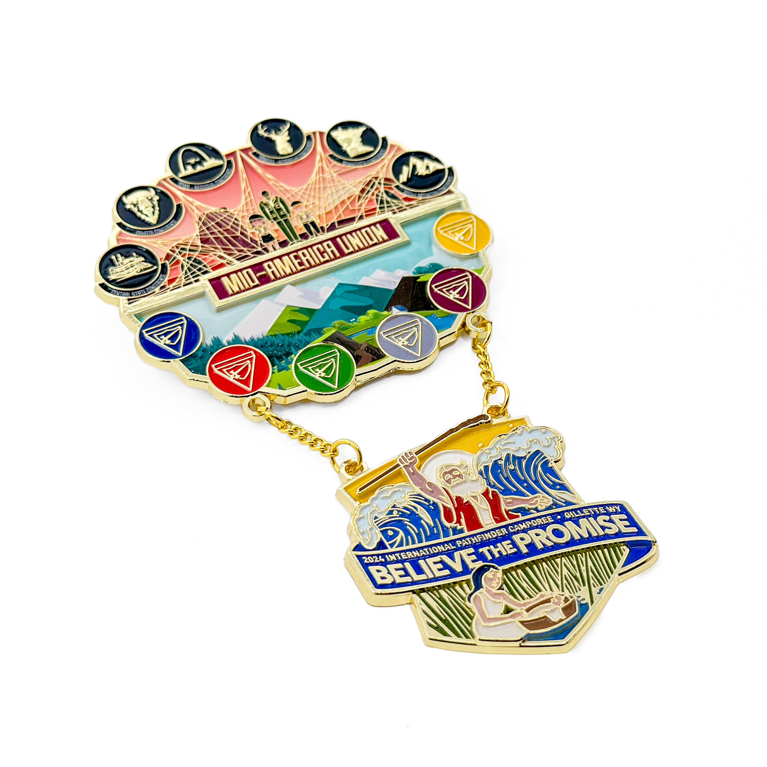 Acredite na Promessa 2024 Mid-America Union Pin