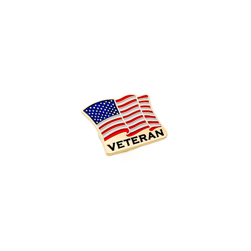 Veteran USA Flag Pin