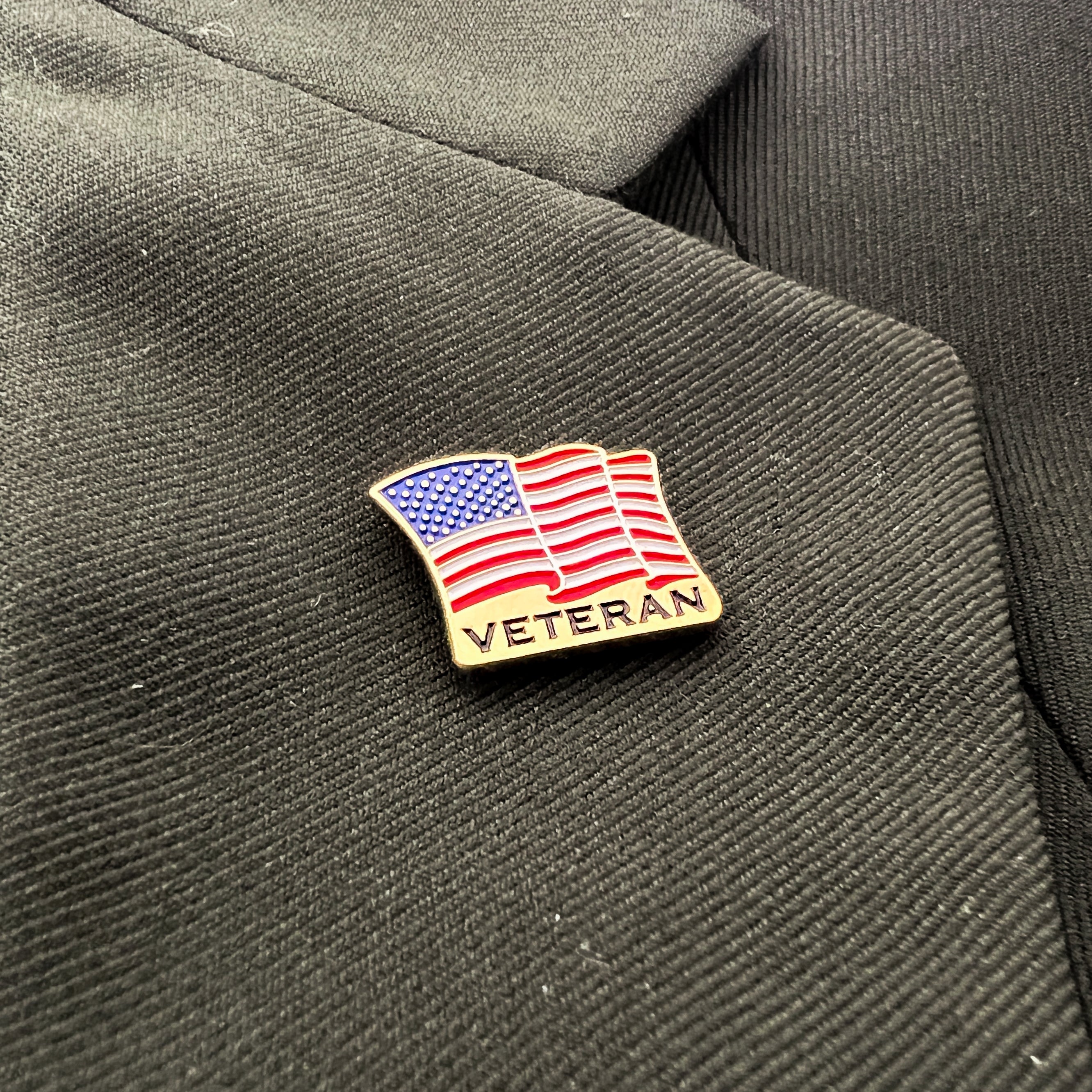 Veteran USA Flag Pin