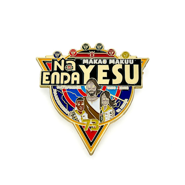 World Pathfinder 2023 Day "Go with Jesus" Swahili Kenya Pin