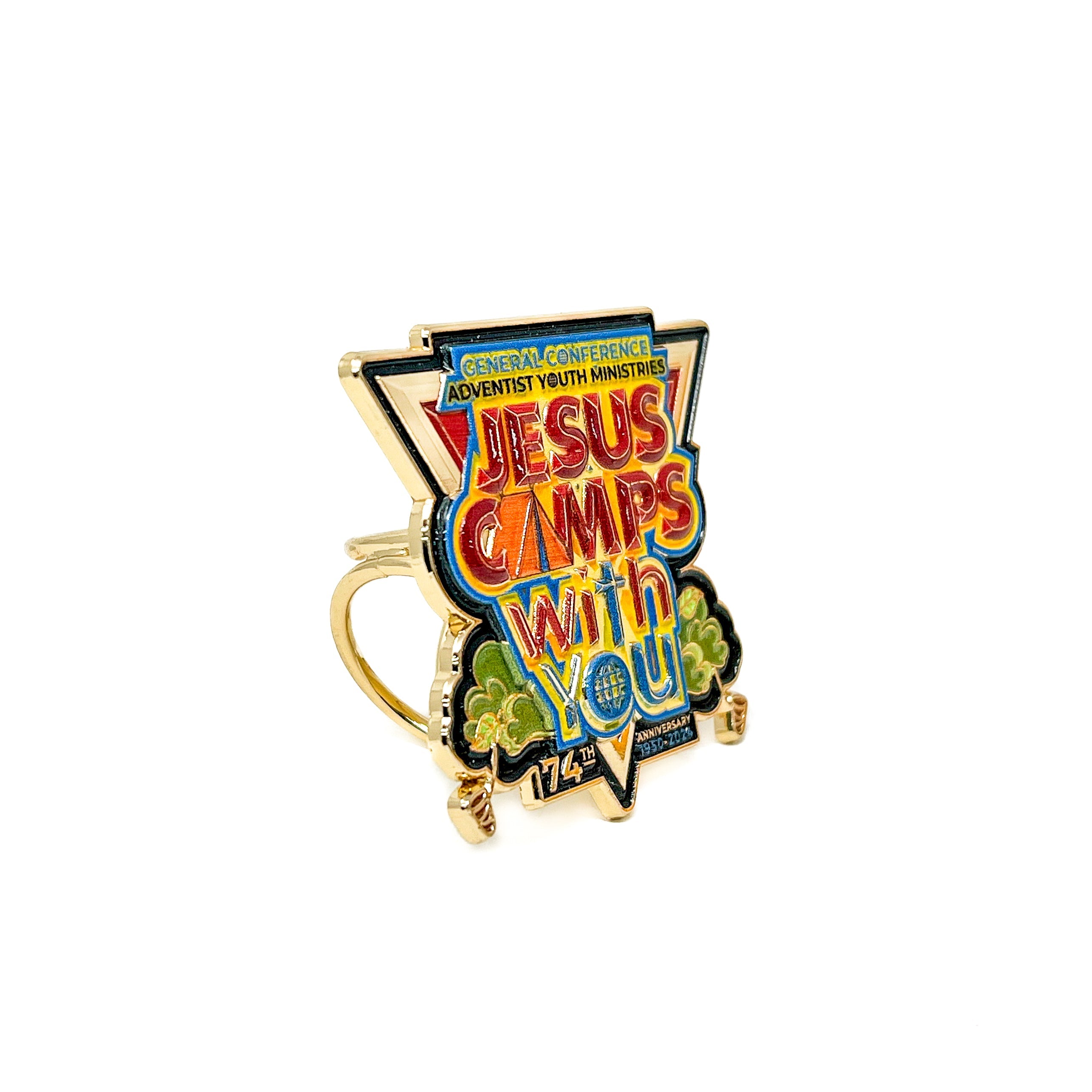 World Pathfinder Day 2024 "Jesus Camps With You" Scarf Slide