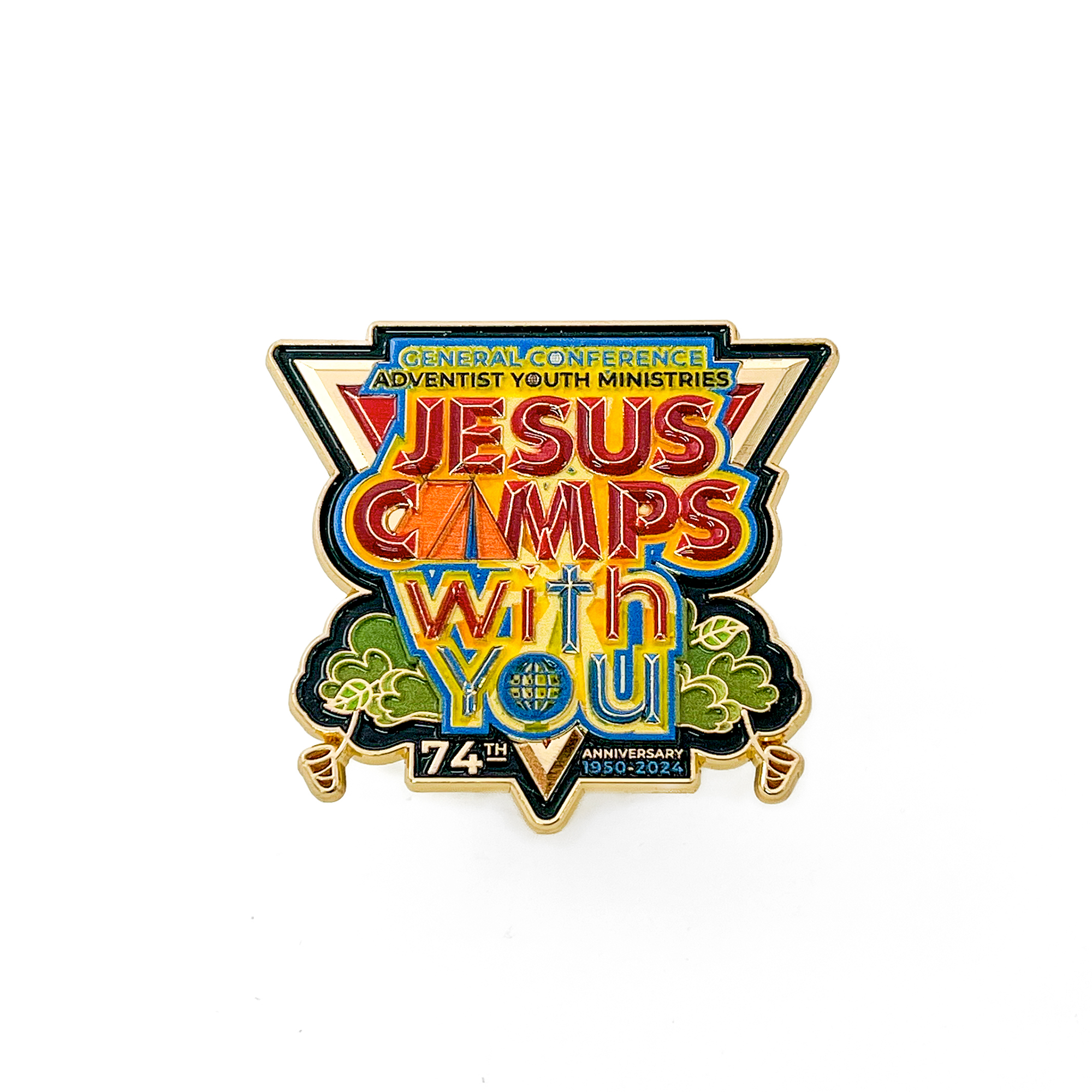 World Pathfinder Day 2024 "Jesus Camps With You" Scarf Slide