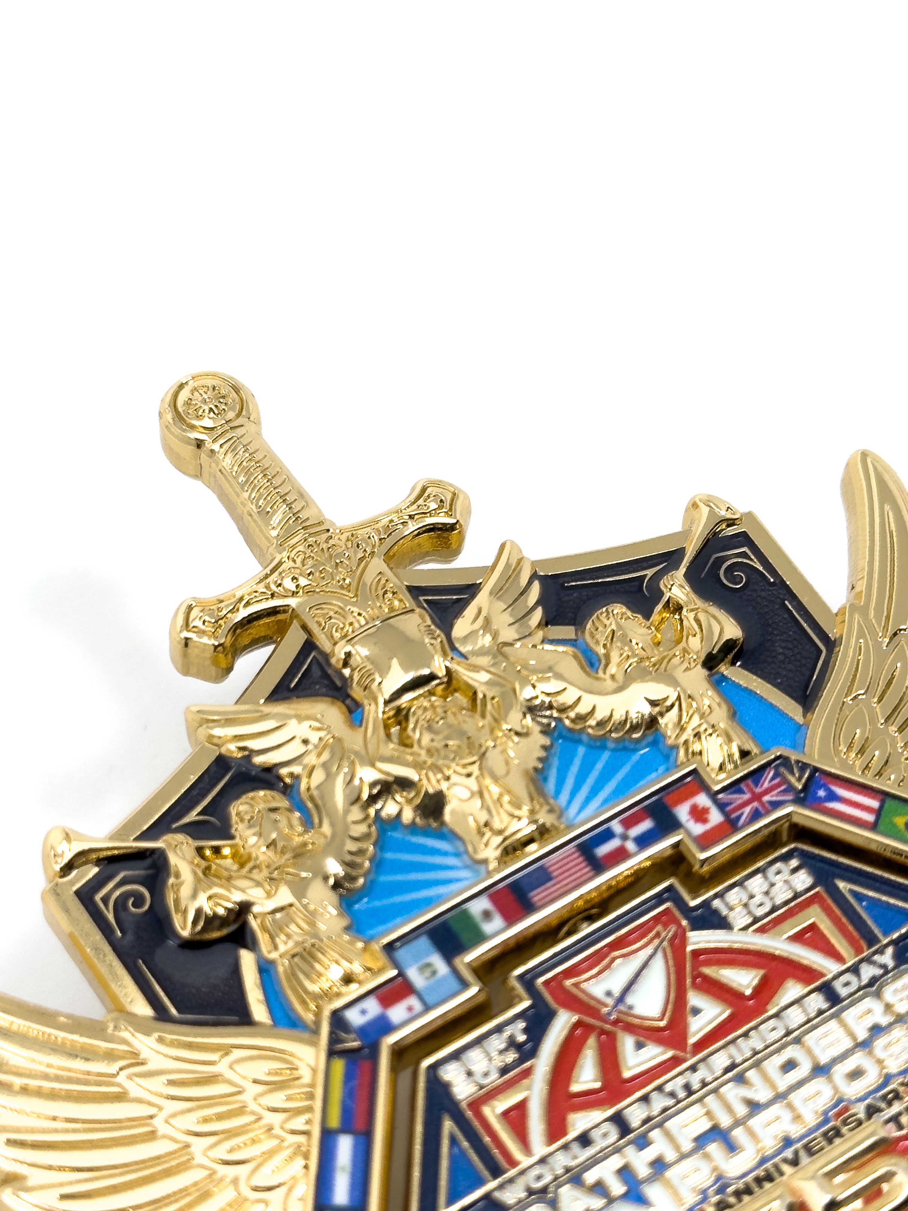 World Pathfinder Day 2025 "Messenger Shield" Spinner Pin (Special Edition)