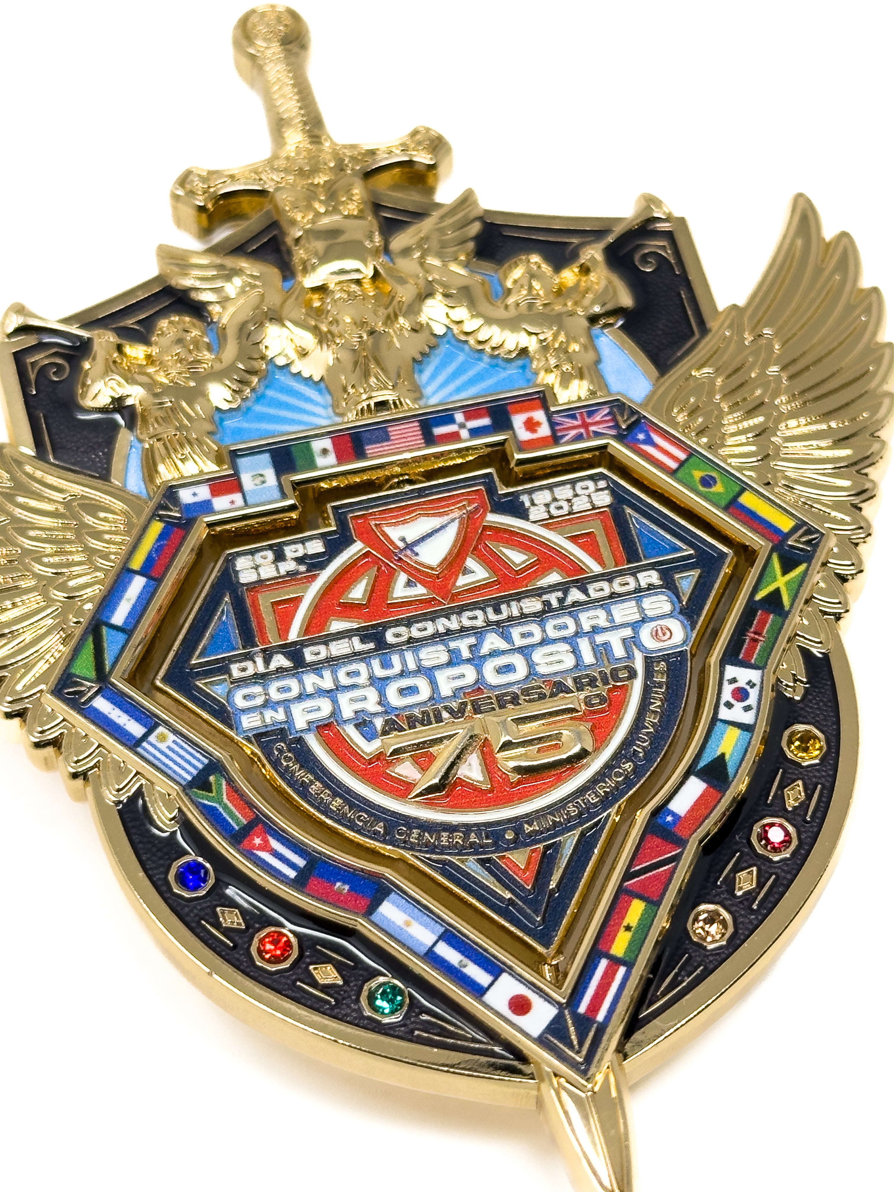 World Pathfinder Day 2025 "Messenger Shield" Spinner Pin (Special Edition)