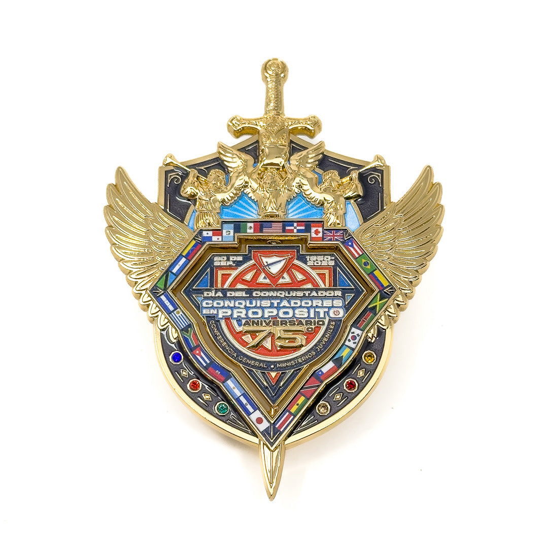 World Pathfinder Day 2025 "Messenger Shield" Spinner Pin (Special Edition)