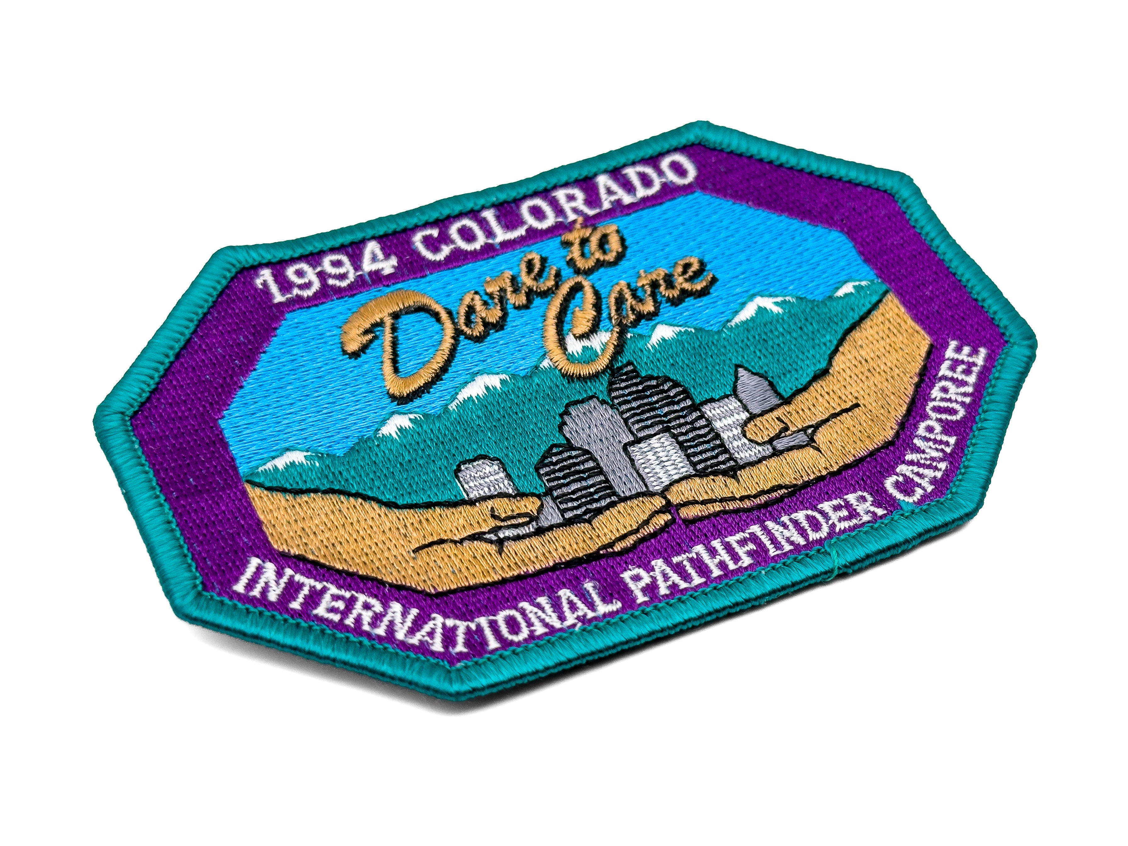 Dare to Care 1994 International Pathfinder Camporee Official Patch