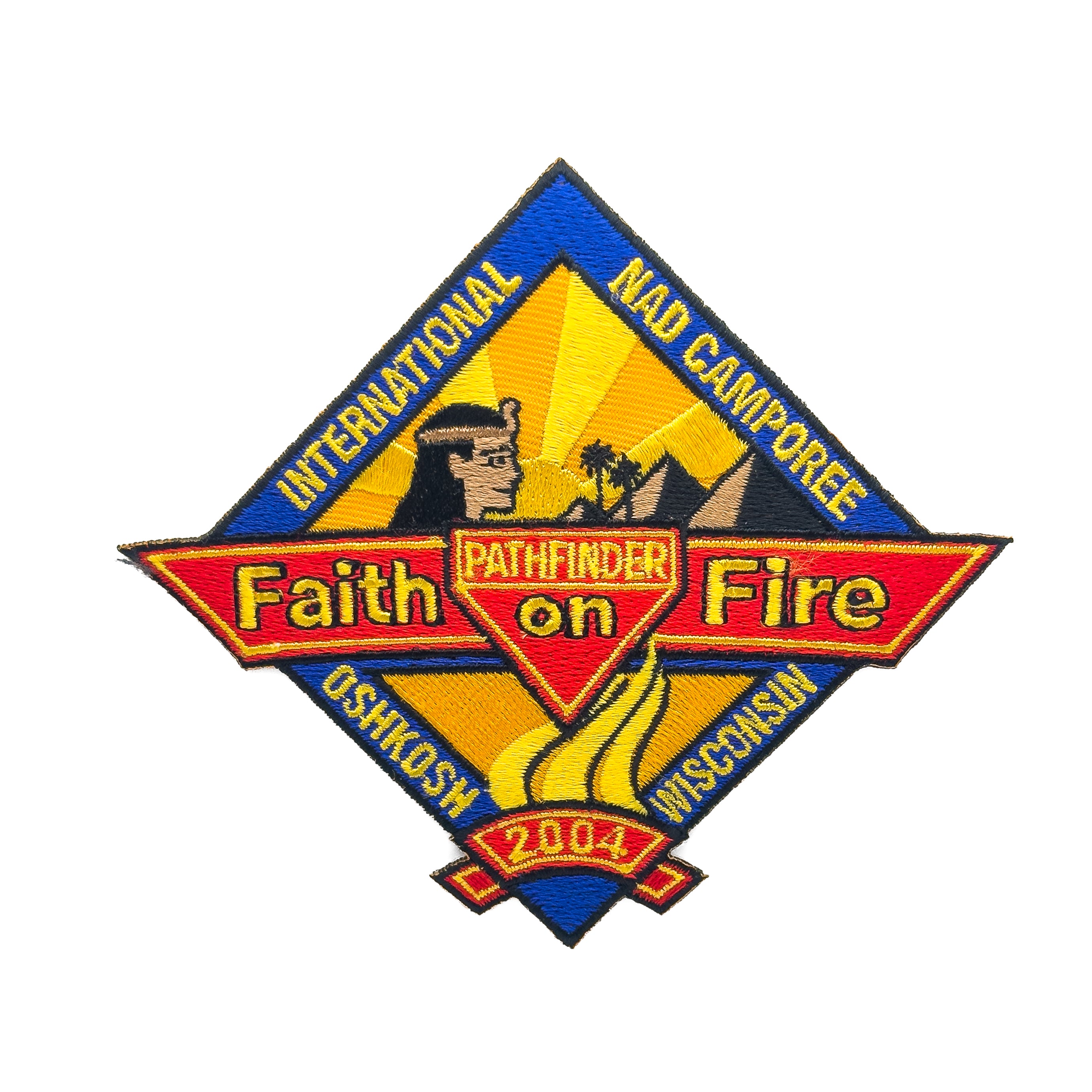 Faith on Fire 2004 International Pathfinder Camporee Official Patch