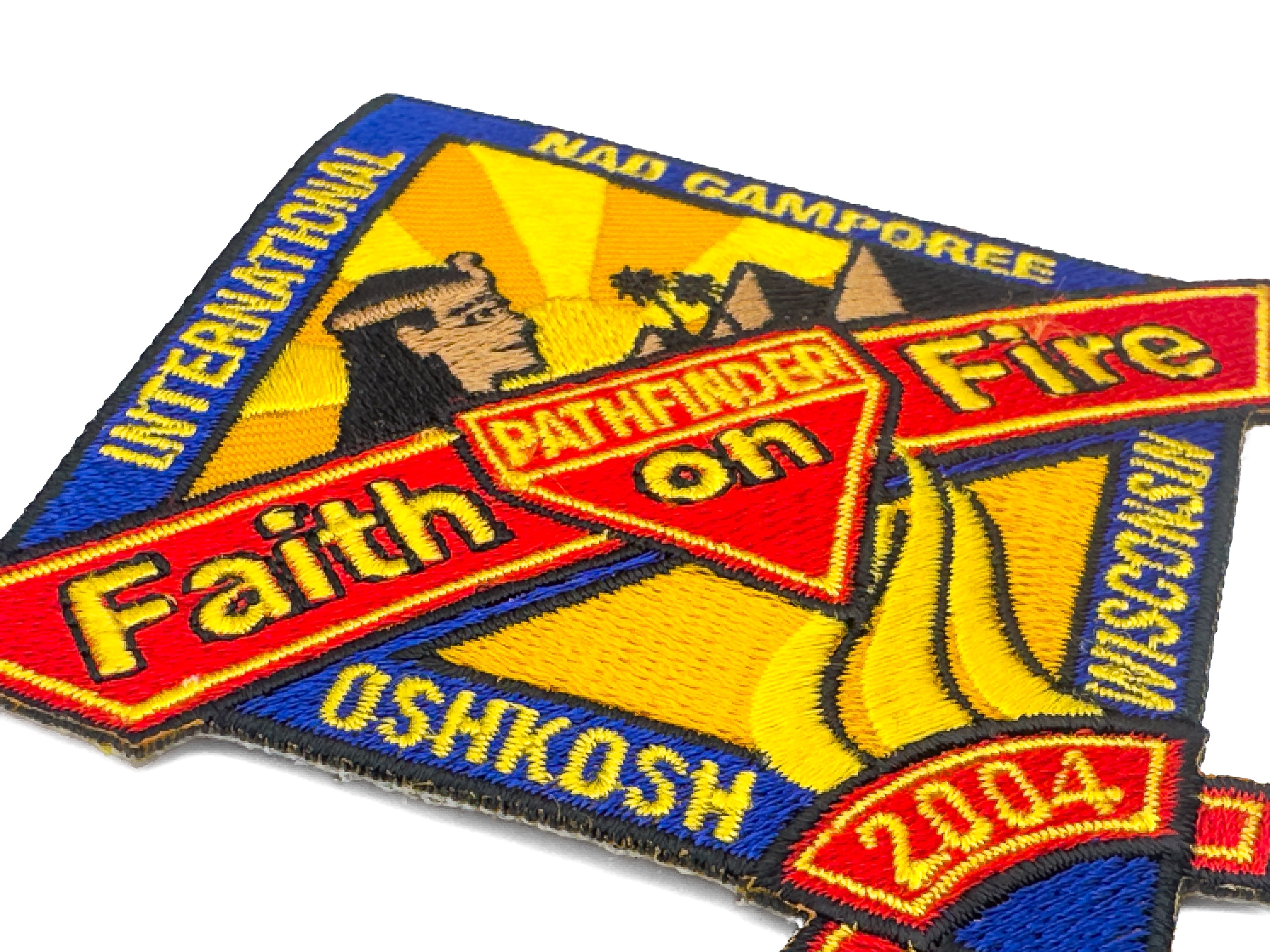Faith on Fire 2004 International Pathfinder Camporee Official Patch