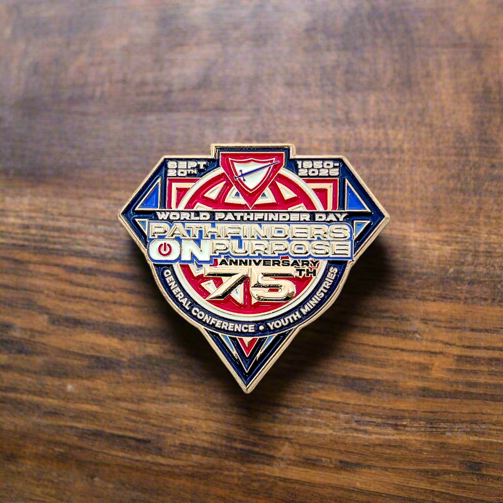 Dia Mundial do Desbravador 2024 "Jesus acampa com você" Pin