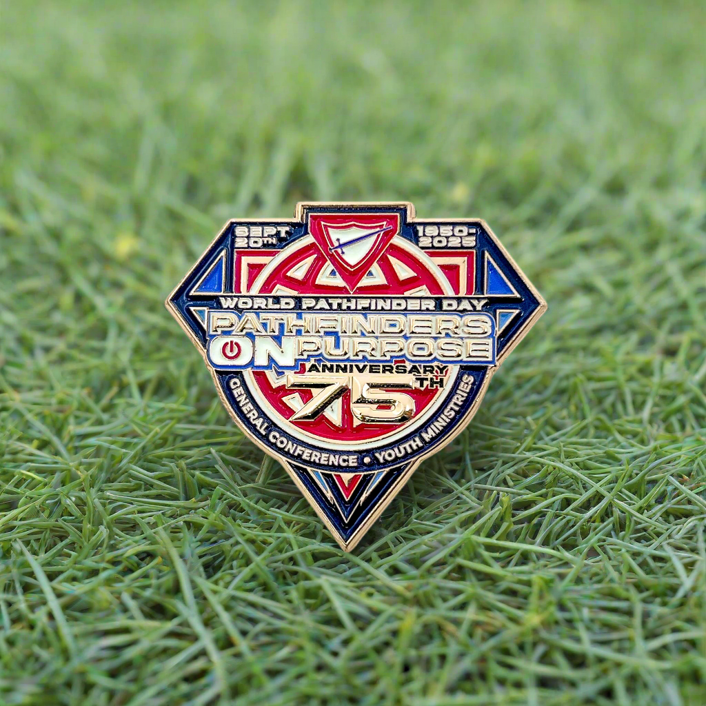 Dia Mundial do Desbravador 2024 "Jesus acampa com você" Pin