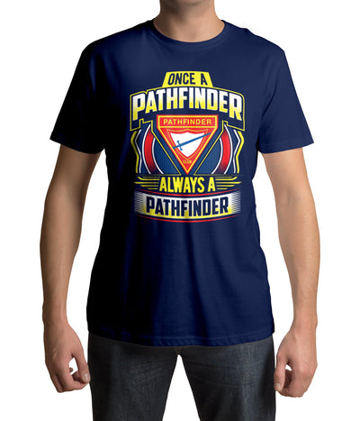 Once a Pathfinder, Always a Pathfinder Shield Design T-shirt