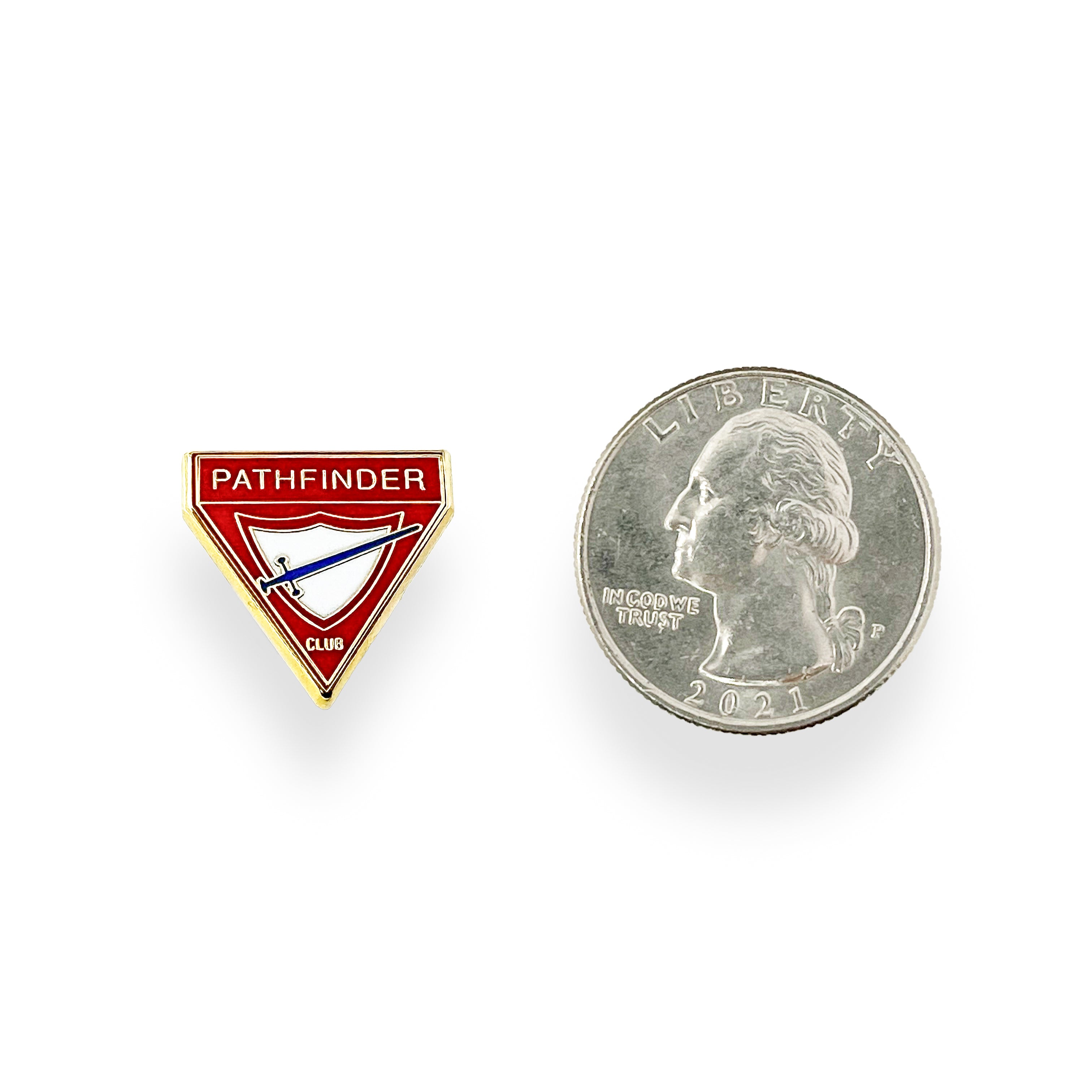 Broche de lapela com logotipo do Pathfinder
