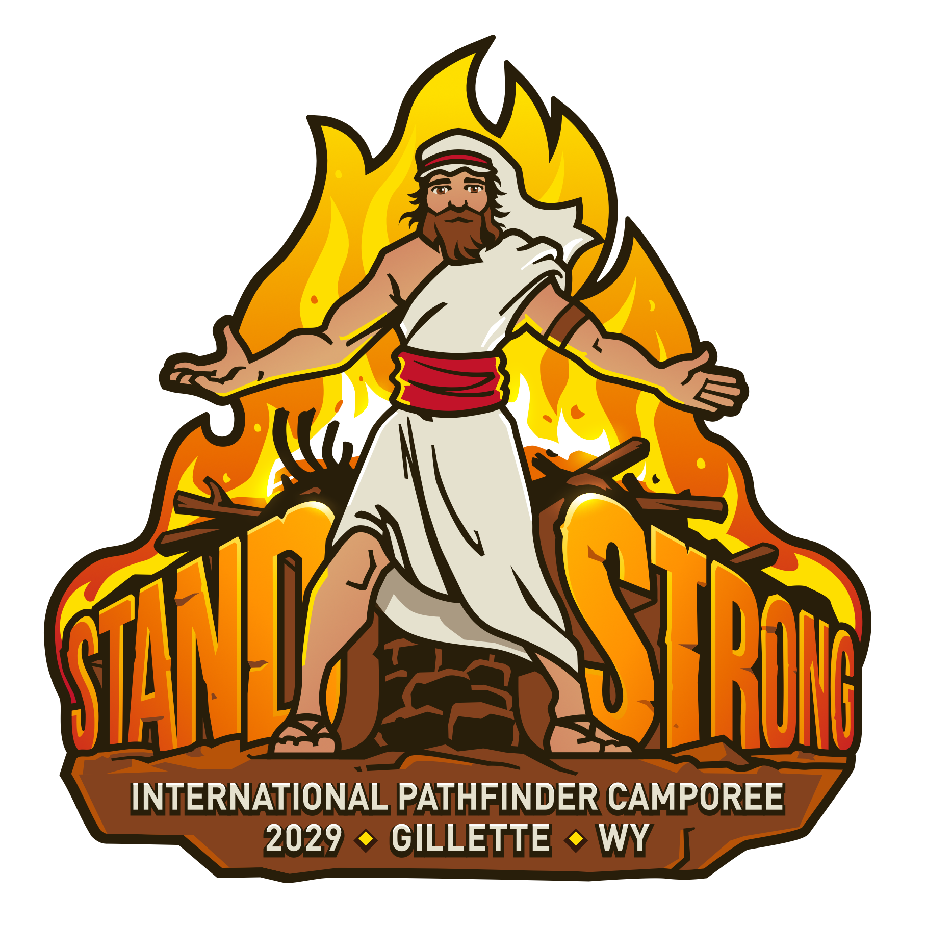Stand Strong 2029 International Pathfinder Camporee Sticker