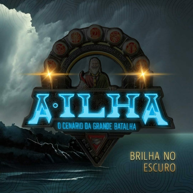 UNB A•ILHA Luzes LED e broche de cachecol que brilha no escuro