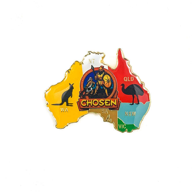 Australia Pathfinder Chosen 2019 Oshkosh Down Under Pin - Pinfinder Club