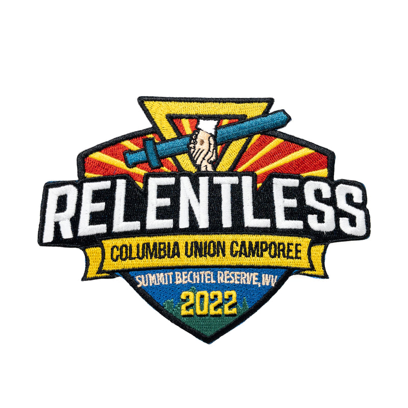 Relentless Columbia Union Pathfinder Camporee 2022 Patch