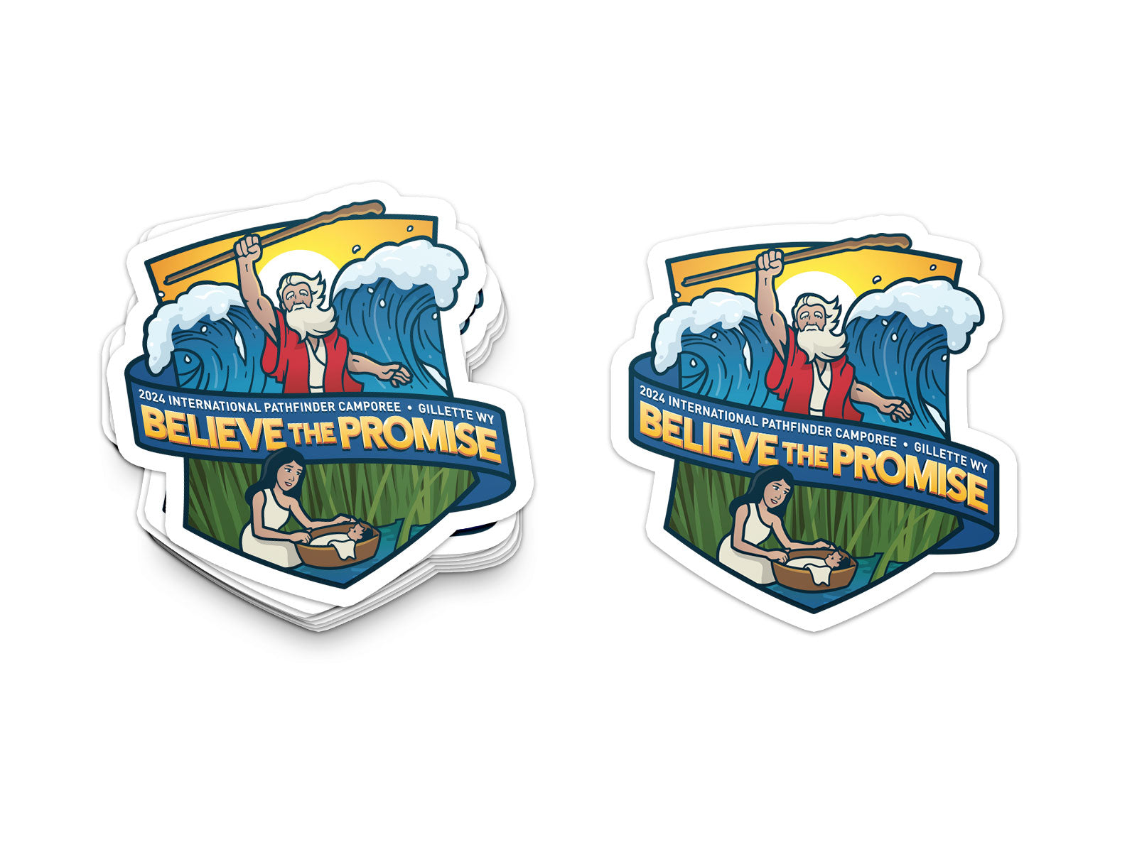 Believe The Promise Camporee 2024 Sticker