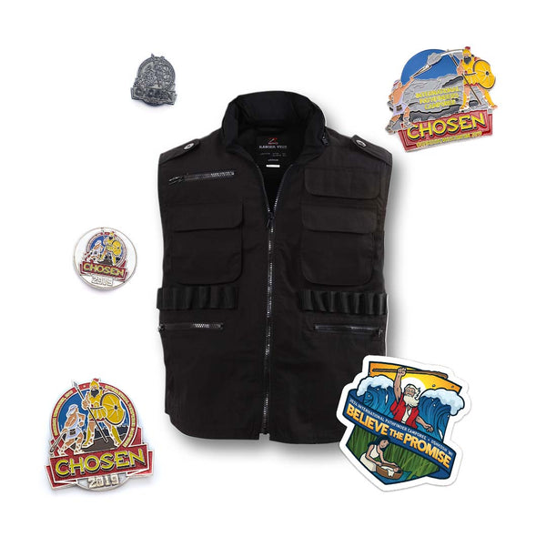 Pin Trading Vest Kit (Bundle)