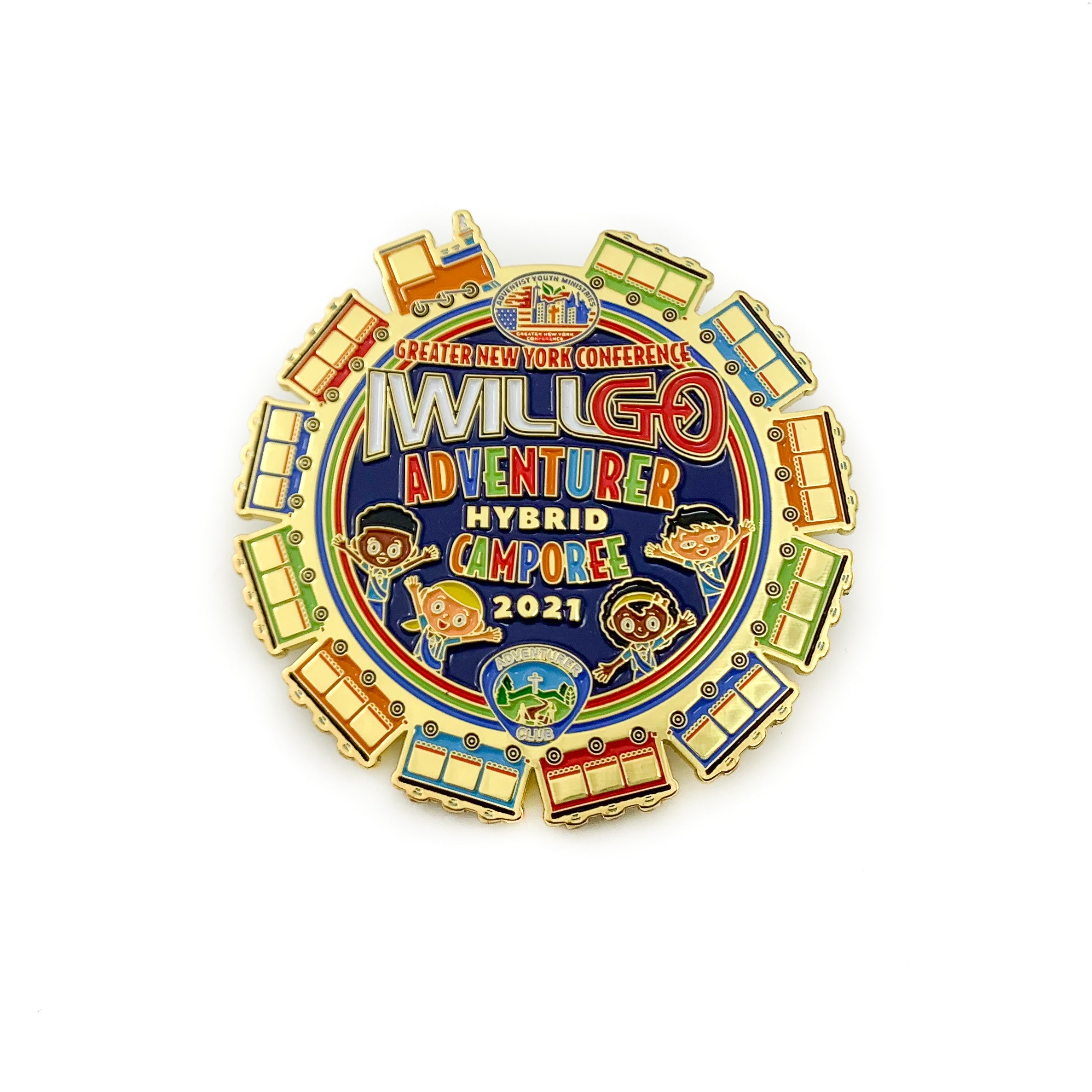 Pin e patch GNYC Adventurer Hybrid Camporee 2021