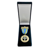 Largest Human Cross World Record Medal - Pinfinder Club