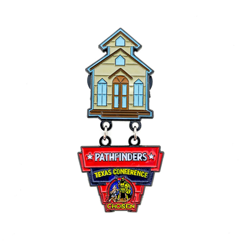 Texas Conference Pathfinder Western Town Pin - Pinfinder Club