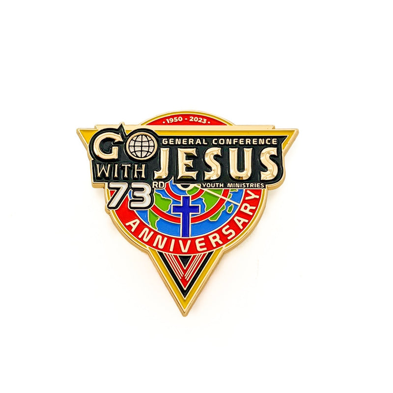 World Pathfinder Day 2023 "Go with Jesus" Pin