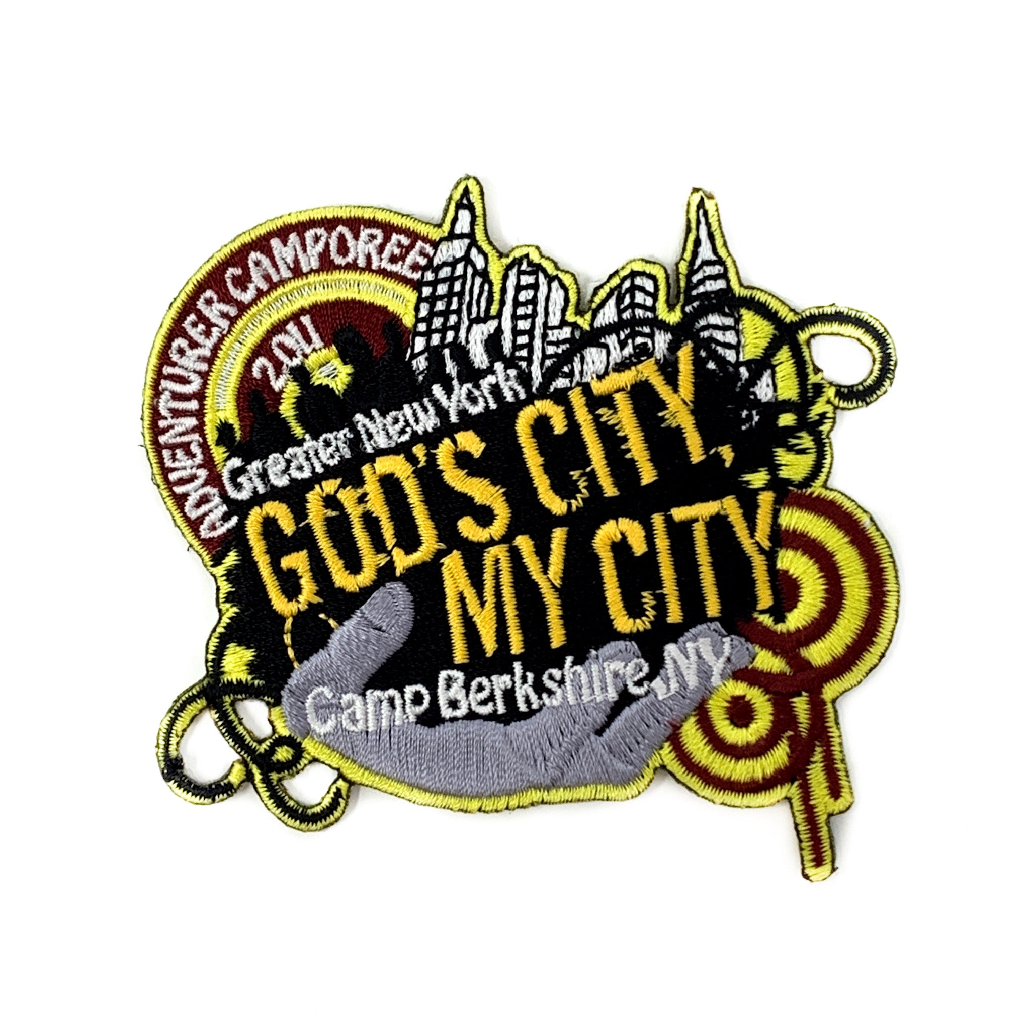 GNYC God’s City My City 2011 Adventurer Camporee  Patch - Pinfinder Club