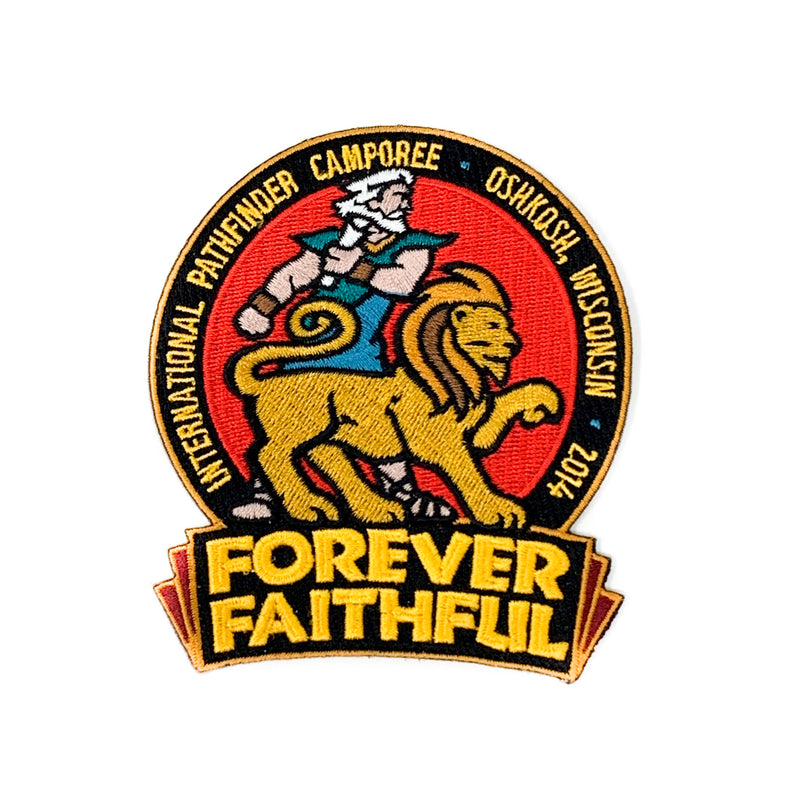 Forever Faithful Oshkosh 2014 Pathfinder Camporee Patch - Pinfinder Club