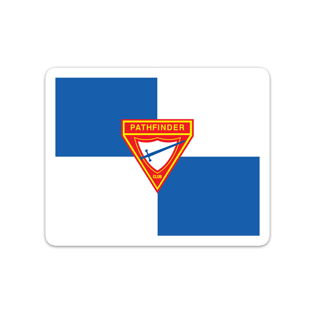 Pathfinder Flag Sticker - Pinfinder Club