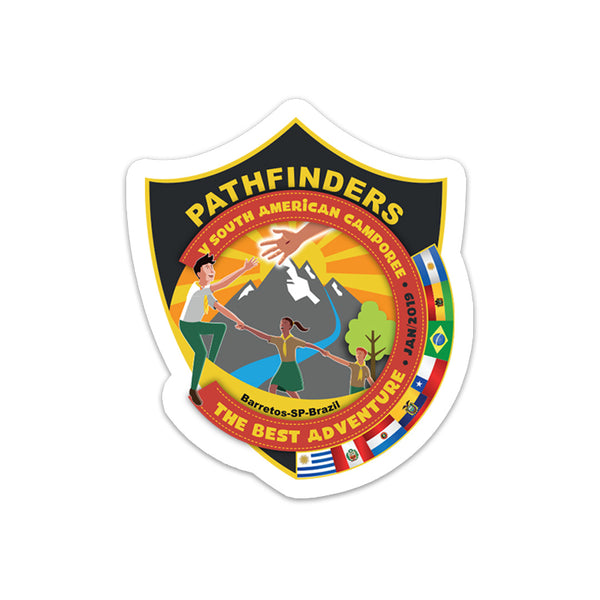 DSA Pathfinder & South American Camporee 2019 Sticker - Pinfinder Club