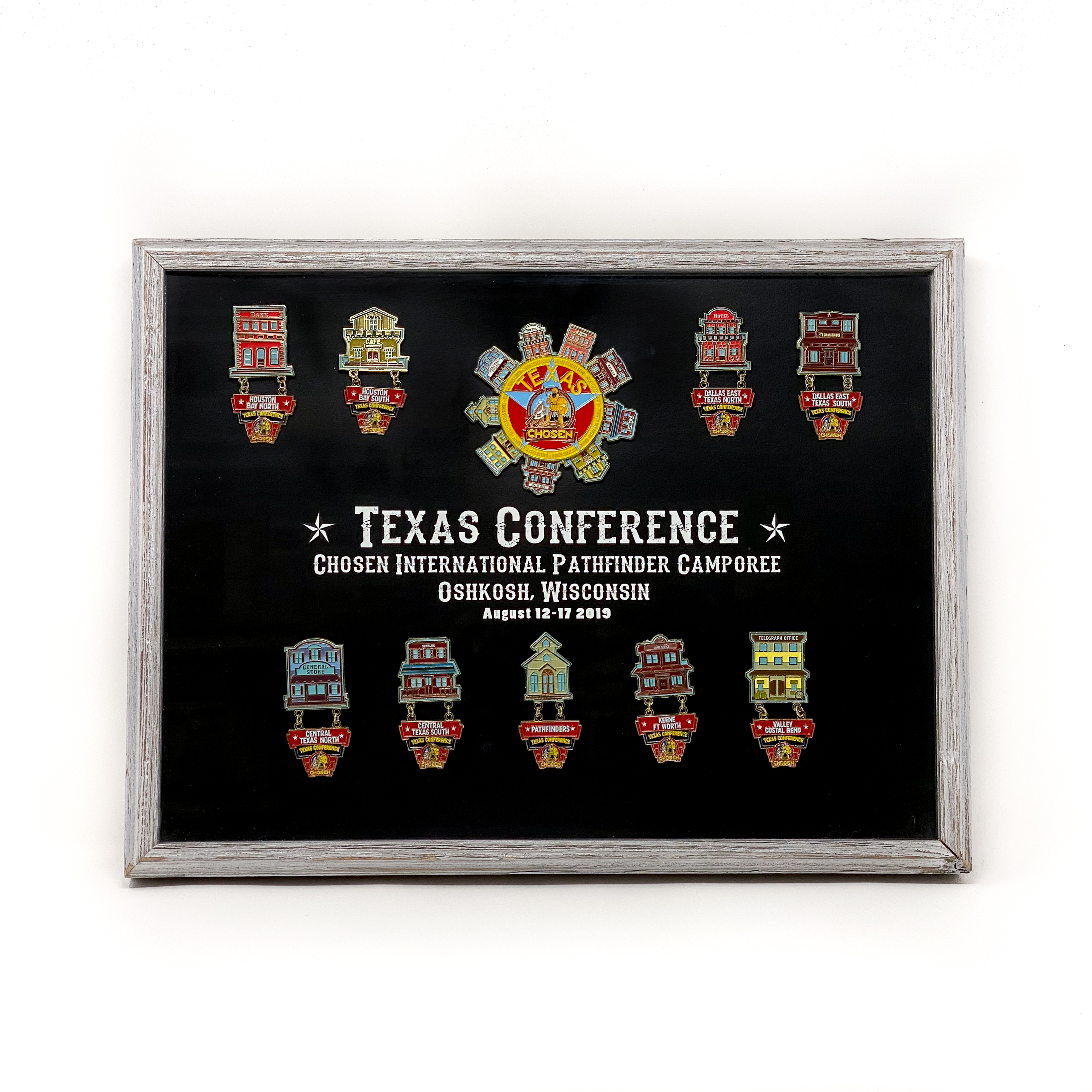 Texas Conference Chosen 2019 Camporee Pin Collection - Pinfinder Club