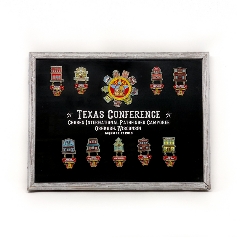 Texas Conference Chosen 2019 Camporee Pin Collection - Pinfinder Club